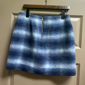 Soft plaid fully lined Kate spade mini skirt